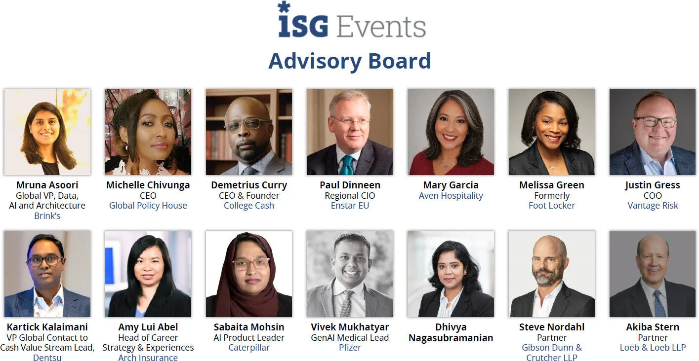 ISG Events Advisory Board ISG Events Advisory Board
